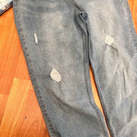 Buffalo Rip and Repair Skinny Distressed Jeans Size 14 - Picture 3 of 6